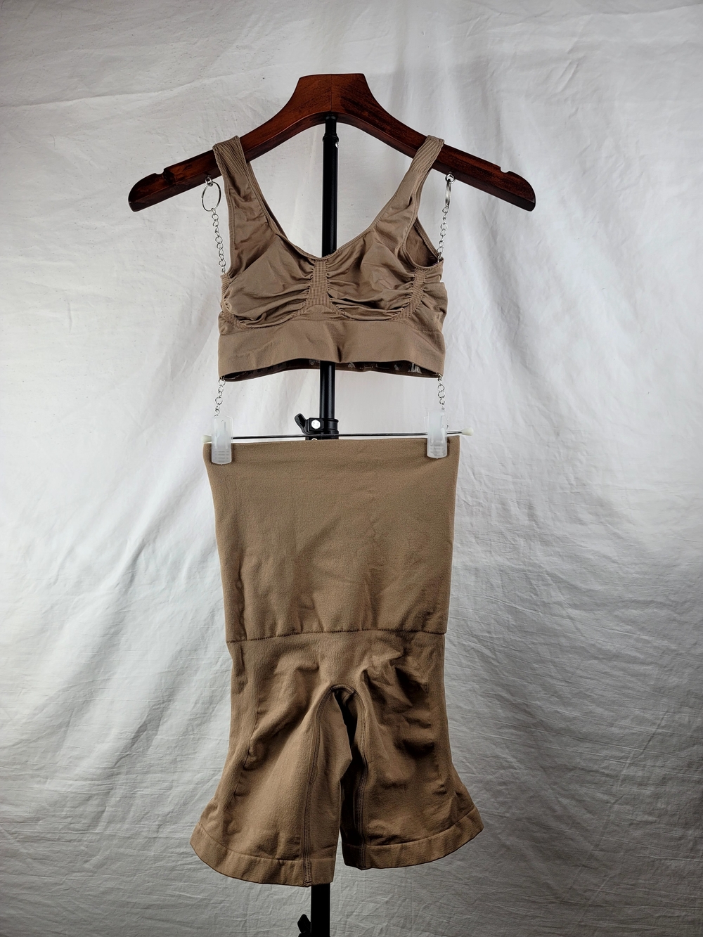 Yitty Nearly Naked Shapewear 2pc Set Bra & Shorts XS/S